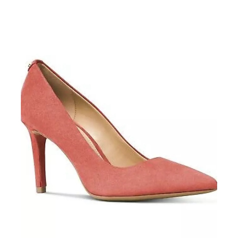 MICHAEL Michael Kors Dorthy Flex Pump, Pink Grapefruit Suede, Size 7.5